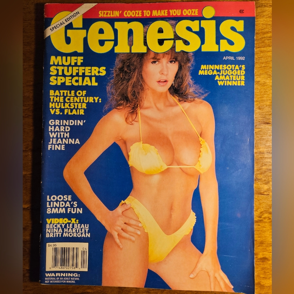 VIntage Genesis April 1992 Yellow Bikini Set Cover
